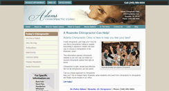 Desktop Screenshot of drparkeradams.com